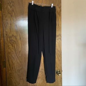 Express High-Rise Paper Bag Waist Ankle Pants